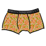 Drawing of Thunderpants Boxer Brief style underwear in Secret Garden print.