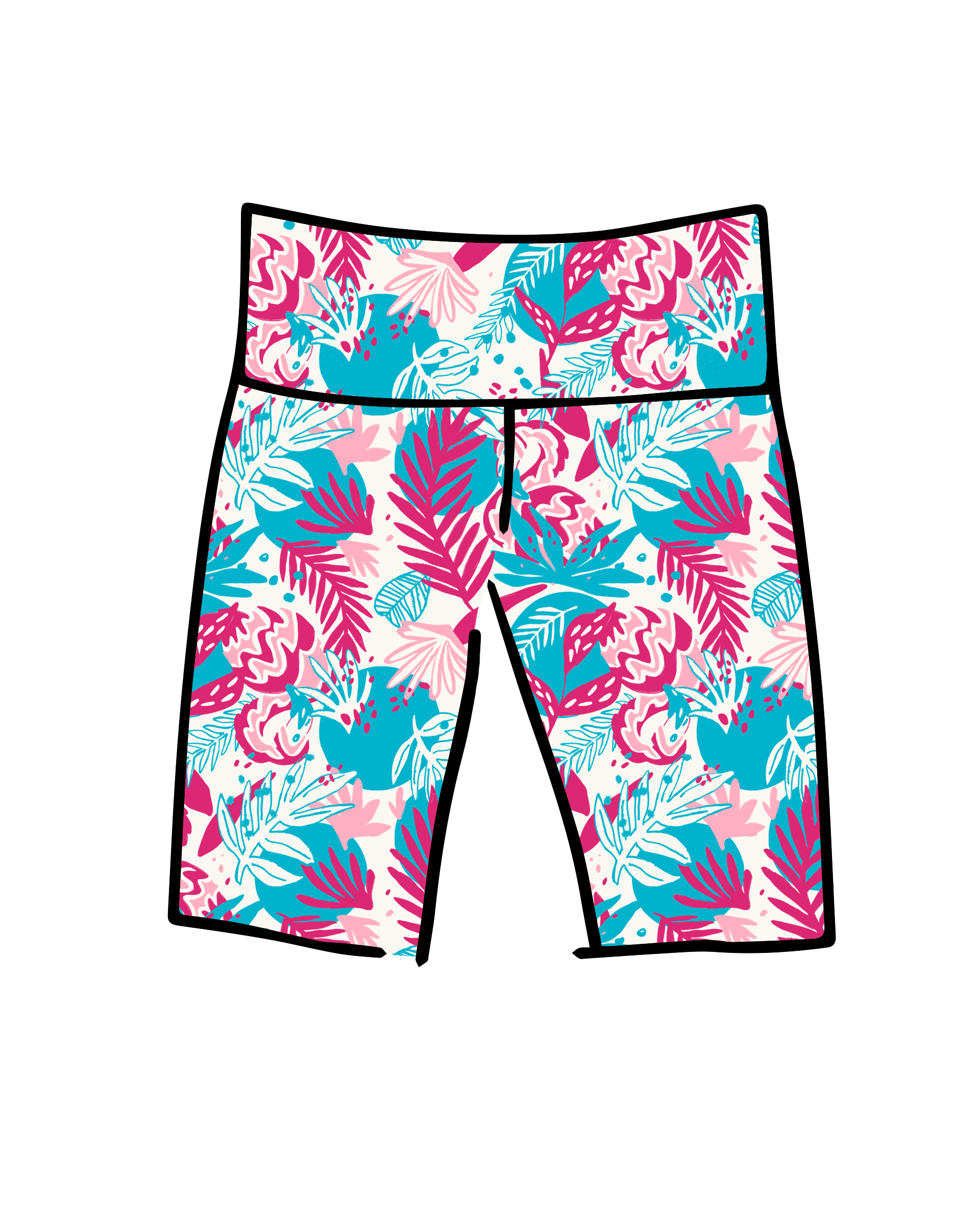 Drawing of Thunderpants Bike Shorts in Finding Flamingo.