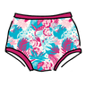 Drawing of Thunderpants Original style underwear in Finding Flamingo print.