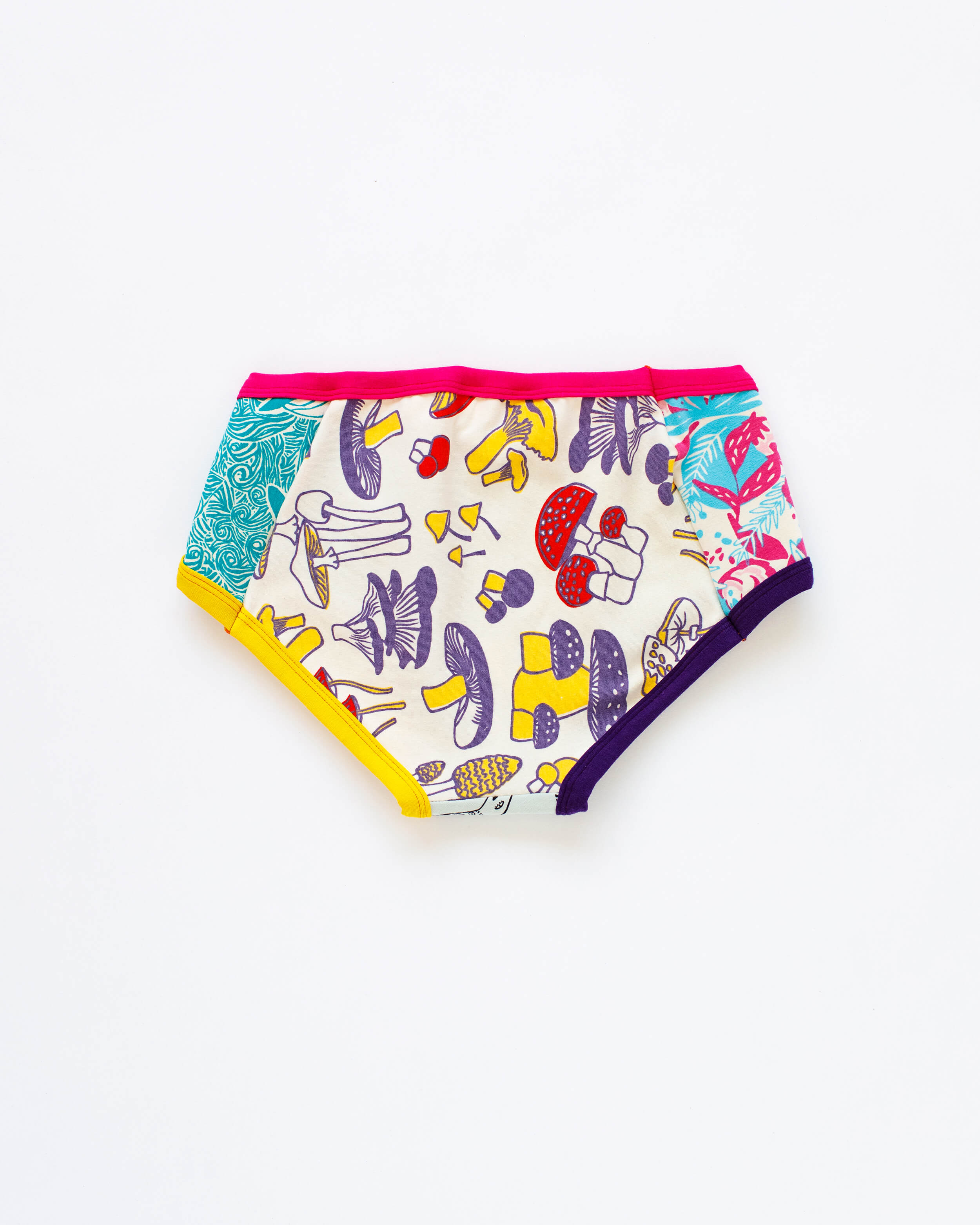 Flat lay of Thunderpants Scrap Panel Pants in Hipster style underwear.