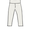 Drawing of Thunderpants 3/4 length Leggings in Plain Vanilla.