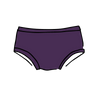 Drawing of Thunderpants Kids underwear in Amethyst color.