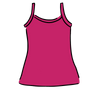 Drawing of Thunderpants Camisole in Barbara Pink.