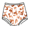 Drawing of Thunderpants Sky Rise style underwear in Bodies in Motion print.