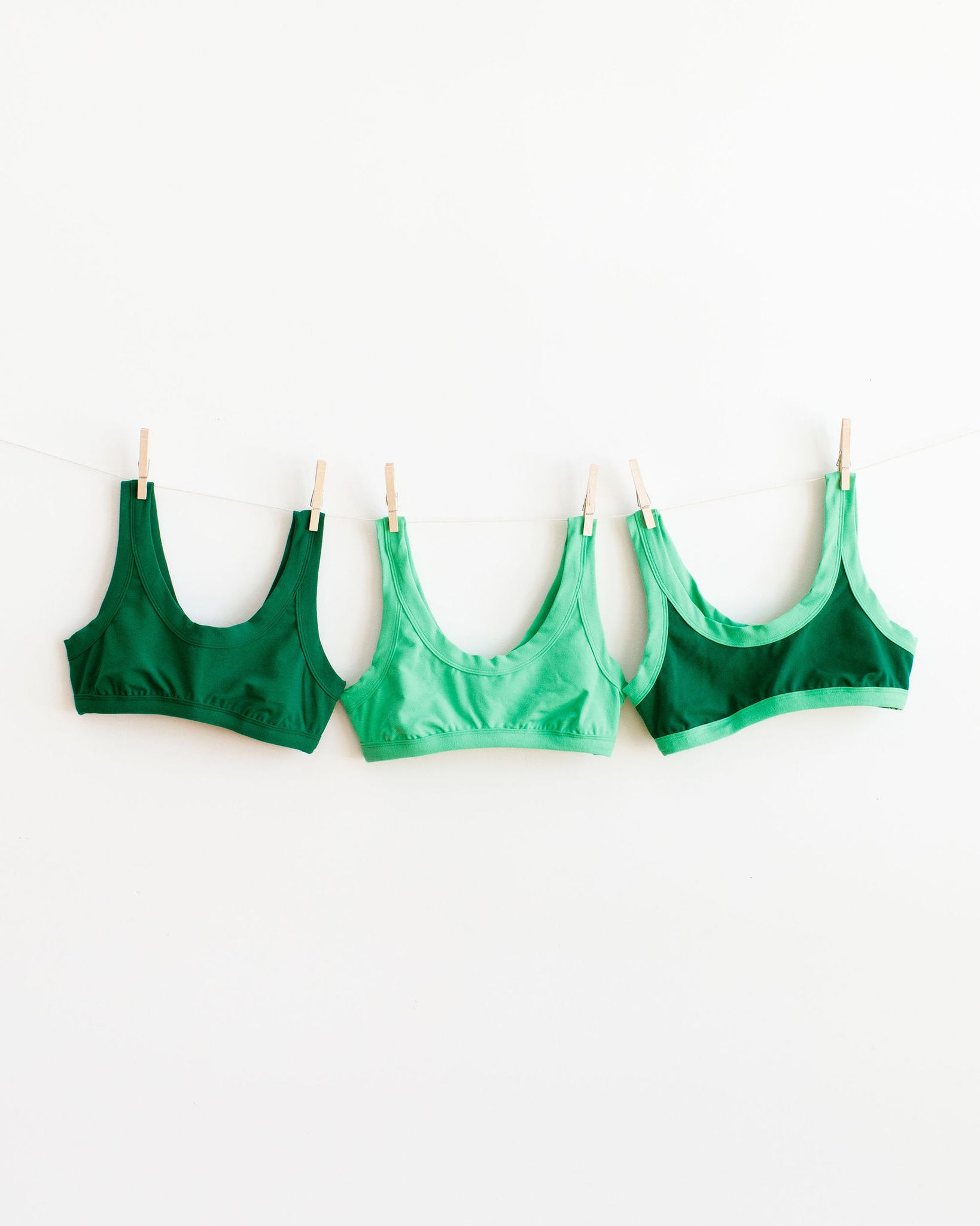 Bralette Spring into Green Three Pack – Thunderpants USA