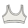 Drawing of Thunderpants Bralette in Plain Vanilla.