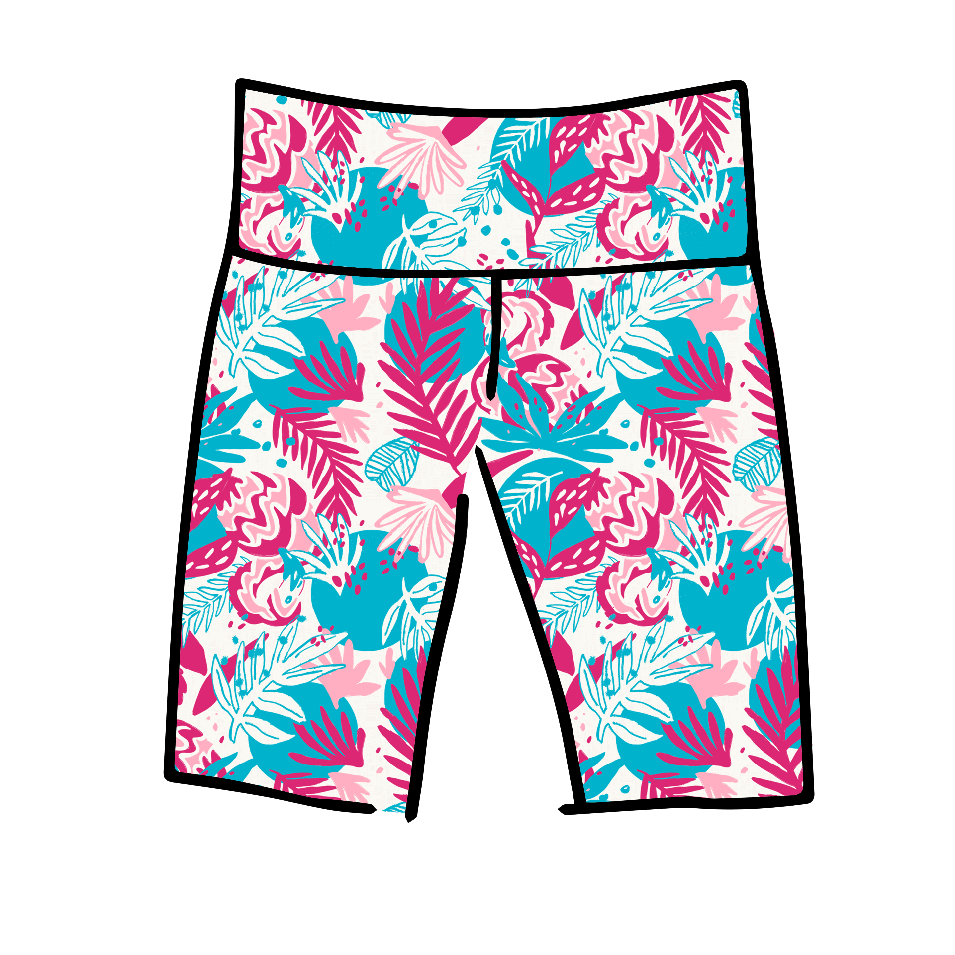 Drawing of Thunderpants Bike Shorts in Finding Flamingo.