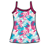 Drawing of Thunderpants Camisole in Finding Flamingo print.