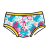 Drawing of Thunderpants Hipster style underwear in Flamingo Lemonade.