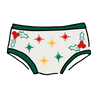 Drawing of Thunderpants Hipster style underwear in Holly Holiday handprint.