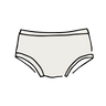 Drawing of Thunderpants Hipster style underwear in Plain Vanilla.