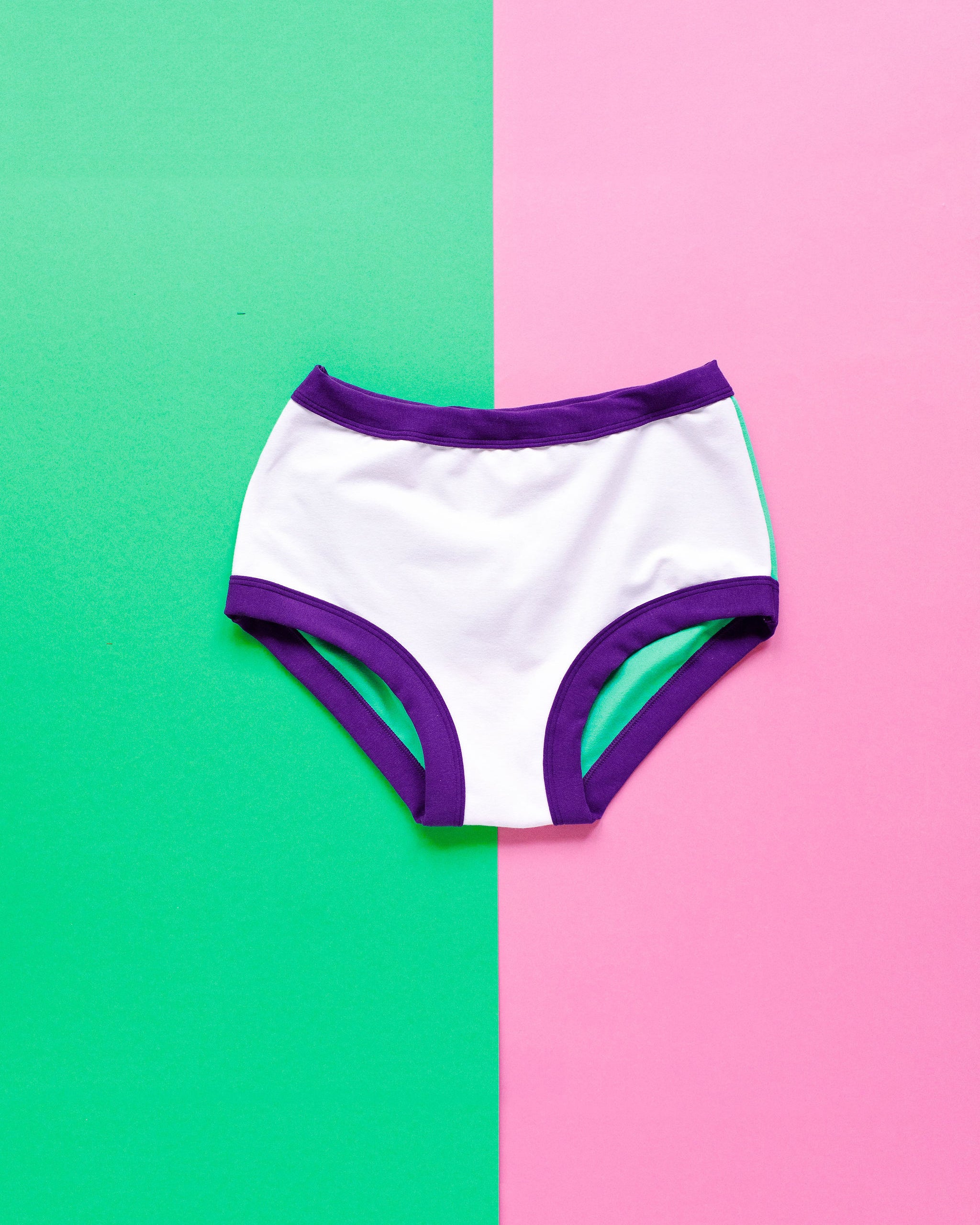 Flat lay of Thunderpants Original style underwear in Mix 'n Match - combination of different colors.