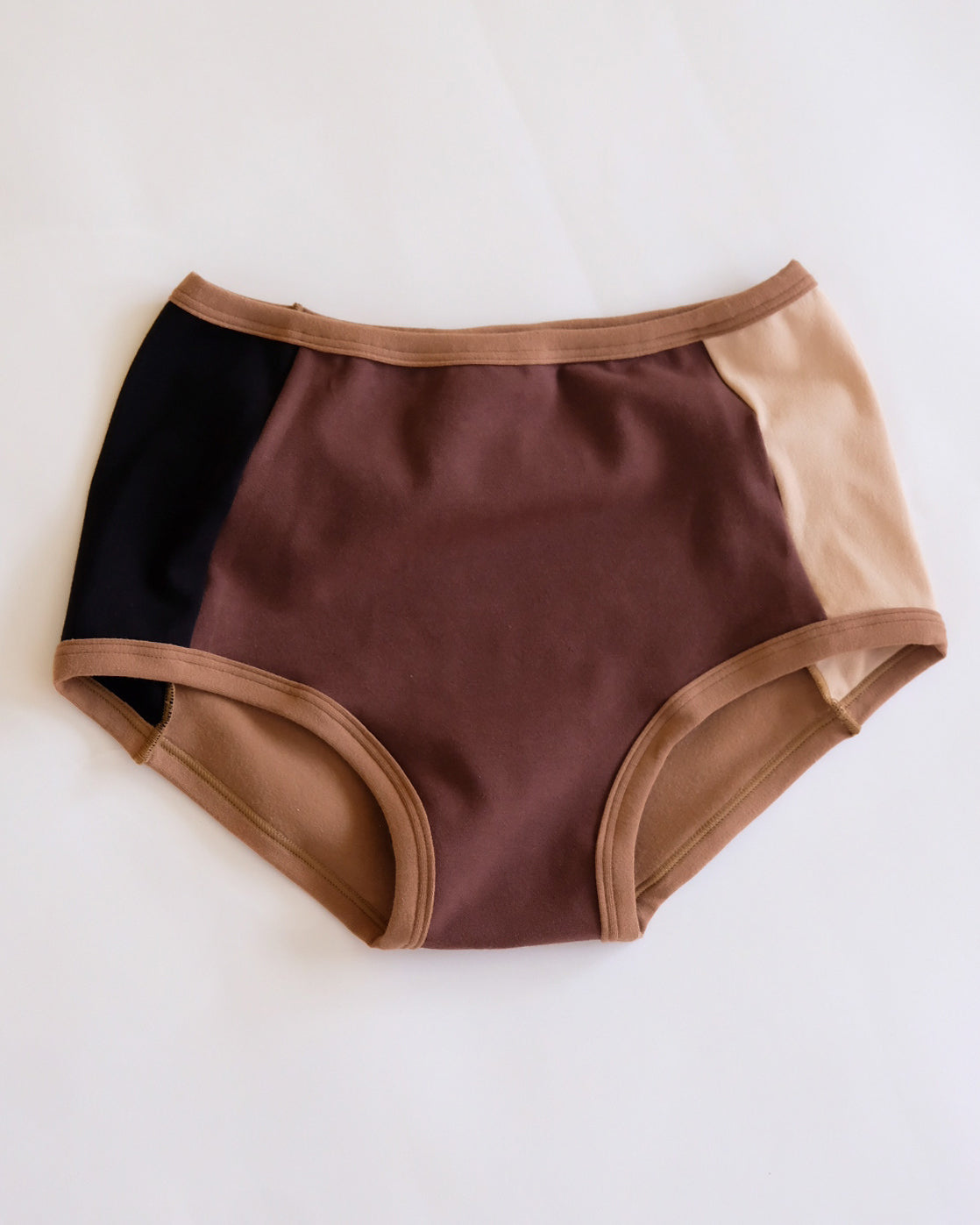 Flat lay of Thunderpants Original Panel Pants style underwear in Rocky Road - a mix of all our neutral colors.