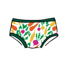 Drawing of Thunderpants Kids Original underwear in Root Veggies.