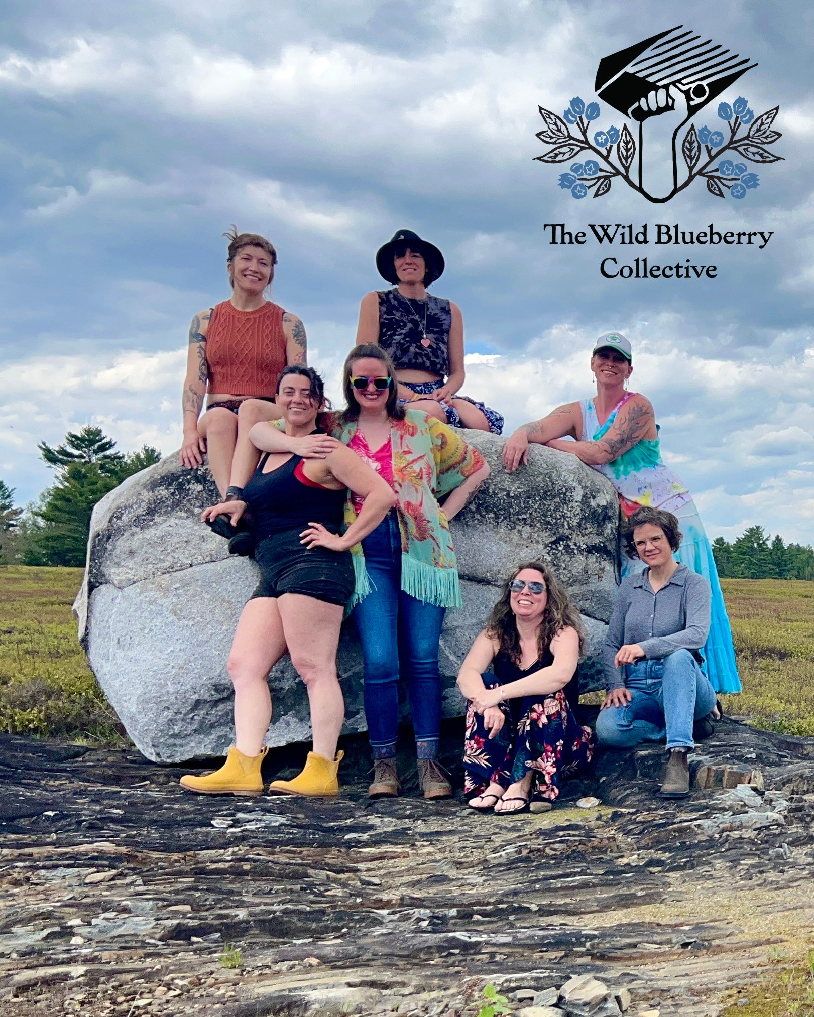 The group of women leading the Wild Blueberry Collective.