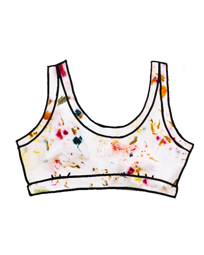 Bralette Limited Edition Wild and Free Botanical Dye